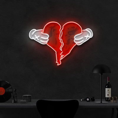 "808s & Heartbreaks" Neon x Acrylic Artwork - 2ft x 1.4ftLED Neon x Acrylic Print