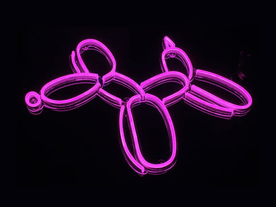 Ballon Dog neon sign 02