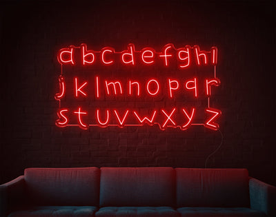 A-Z LED Neon Sign-LED Neon Signs