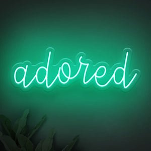 Adored LED Neon Sign - Style 2 - Pink