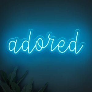 Adored LED Neon Sign - Style 2 - Pink