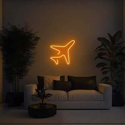 Airplane Aesthetic LED Neon Sign