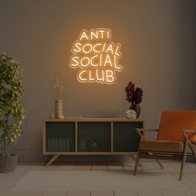 Anti Social Social Club LED Neon Sign