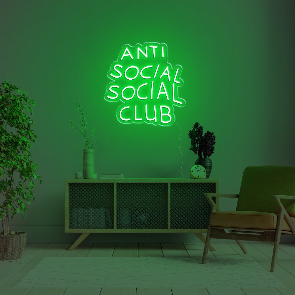 Anti Social Social Club LED Neon Sign