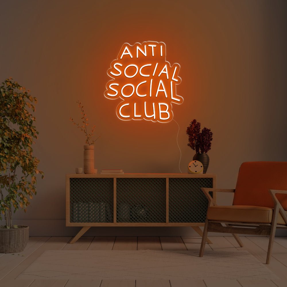 Anti Social Social Club LED Neon Sign