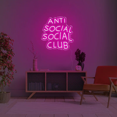 Anti Social Social Club LED Neon Sign