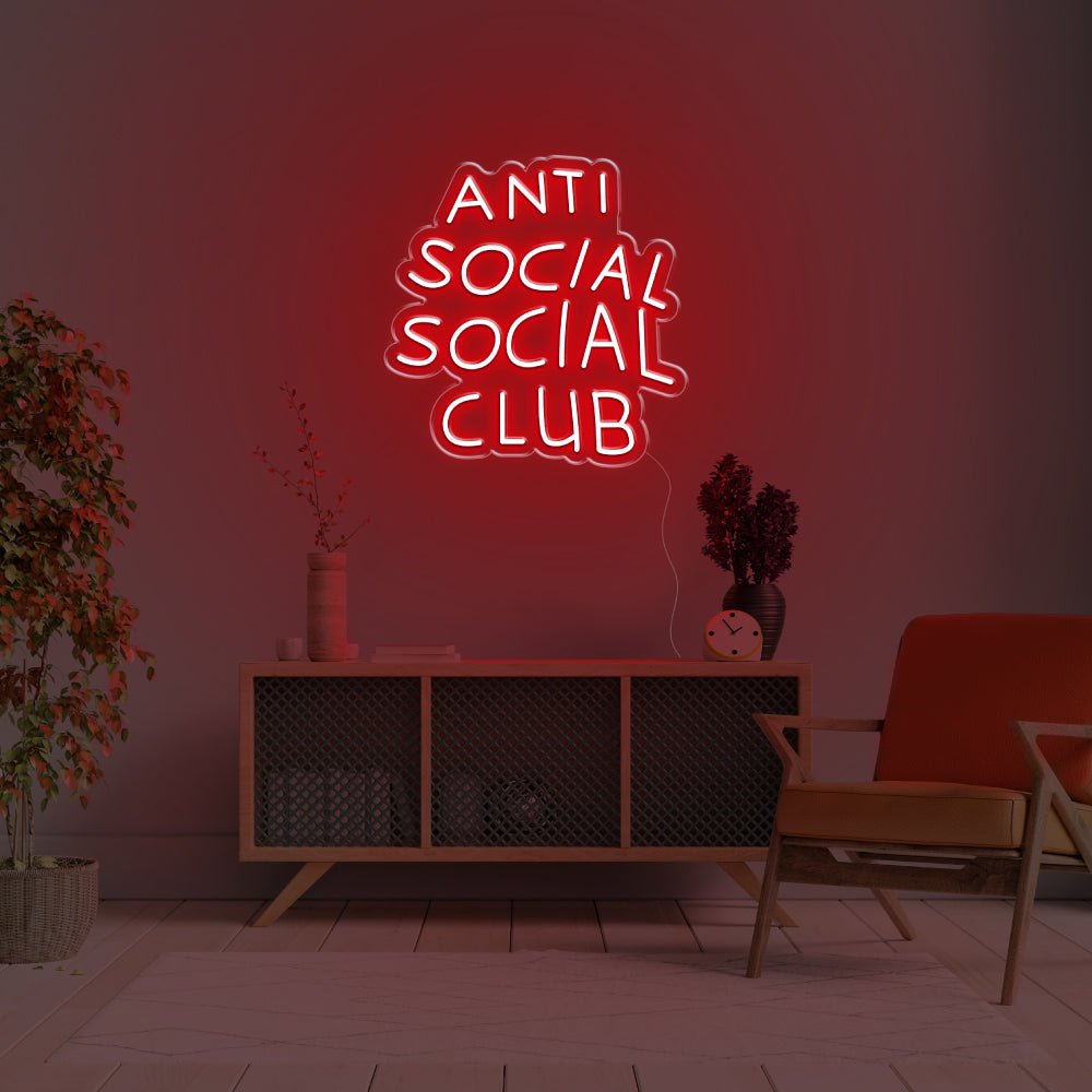 Anti Social Social Club LED Neon Sign