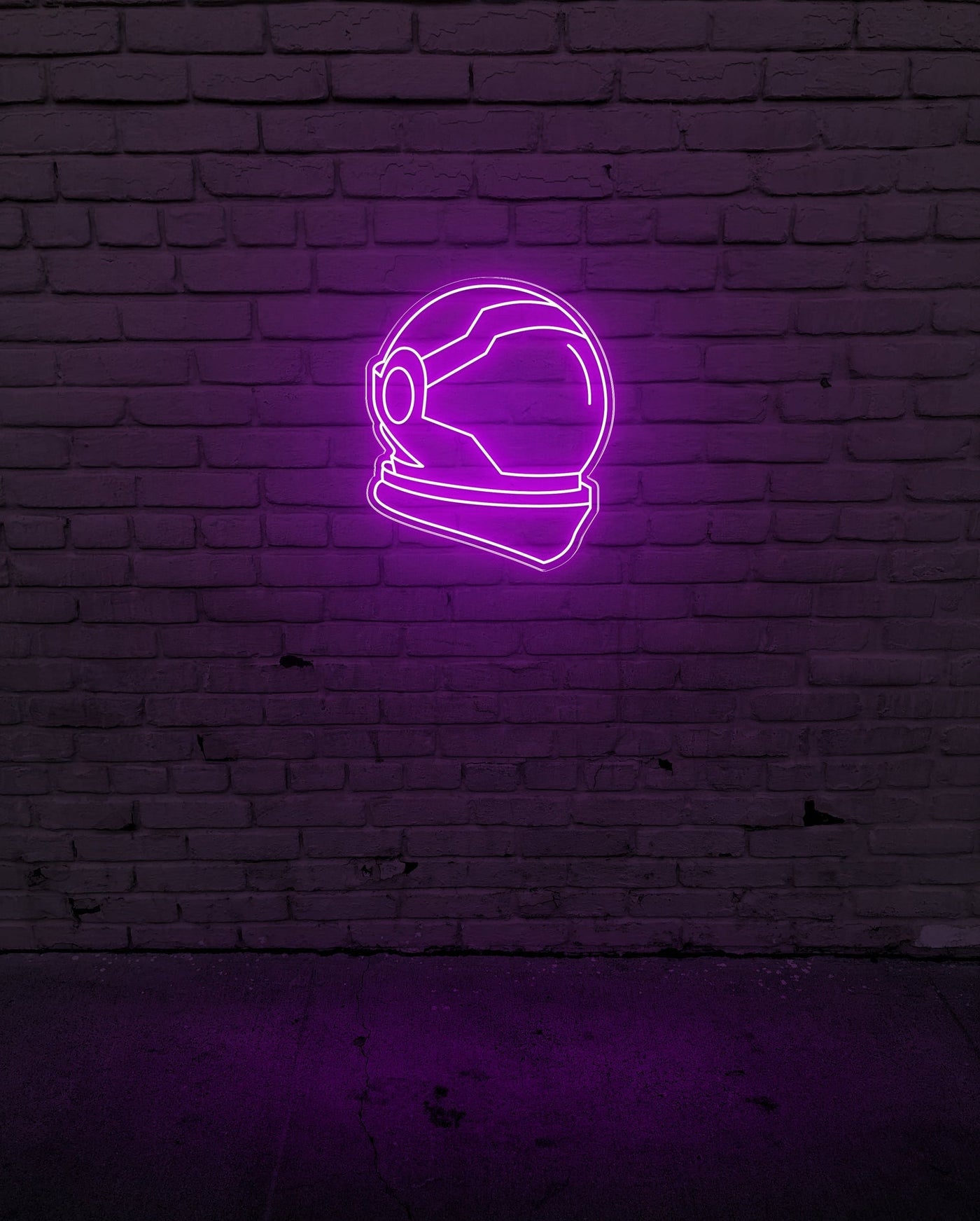 Astro Head LED neon sign