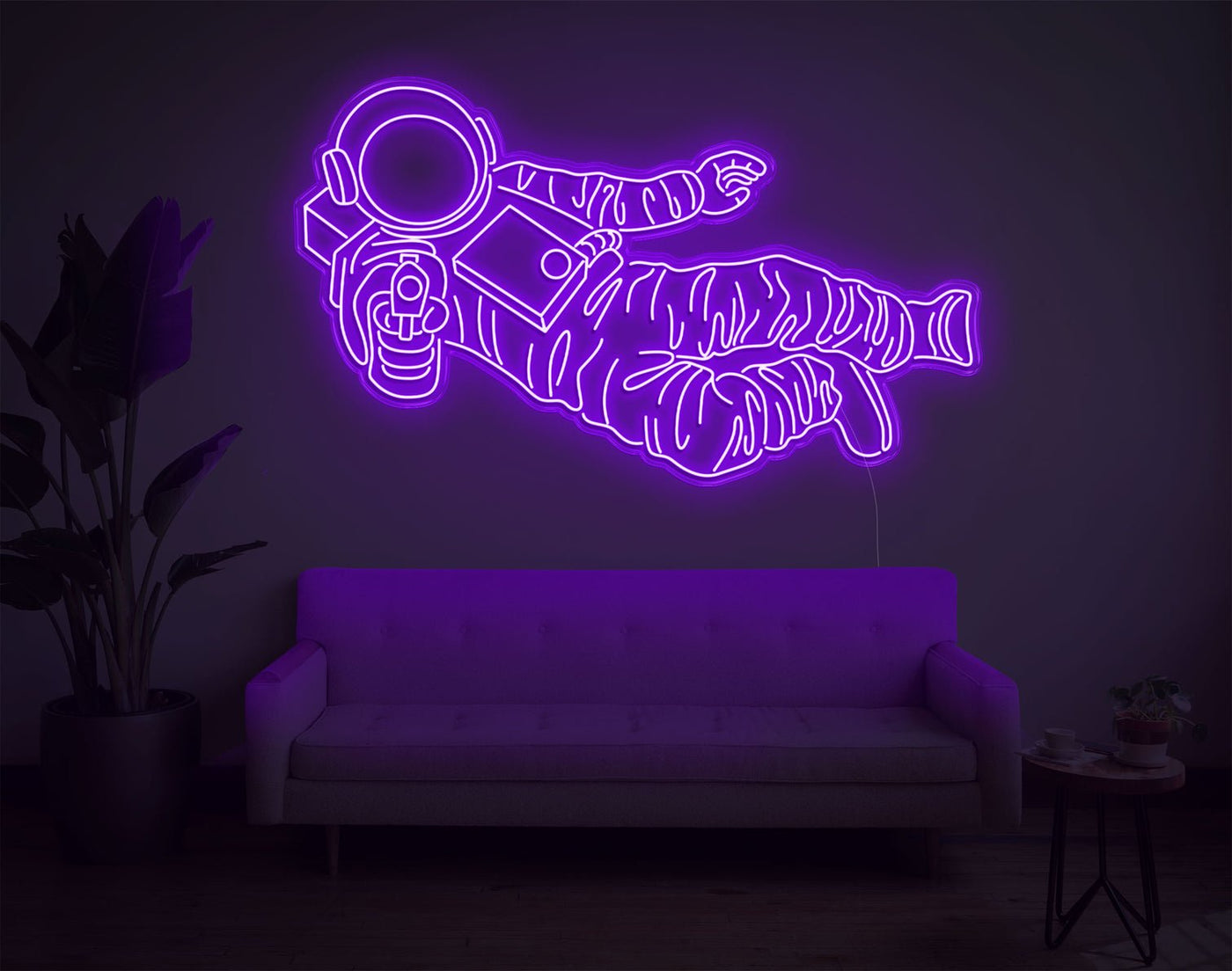 Astronaut Art LED Neon Sign