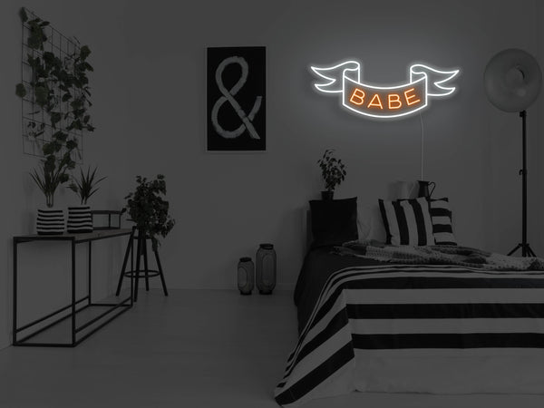 Babe LED Neon Sign - Orange - Item-399-9 - LED Neon Signs