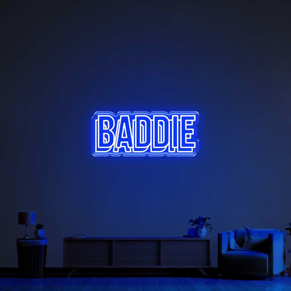 Baddie Double LED Neon Sign