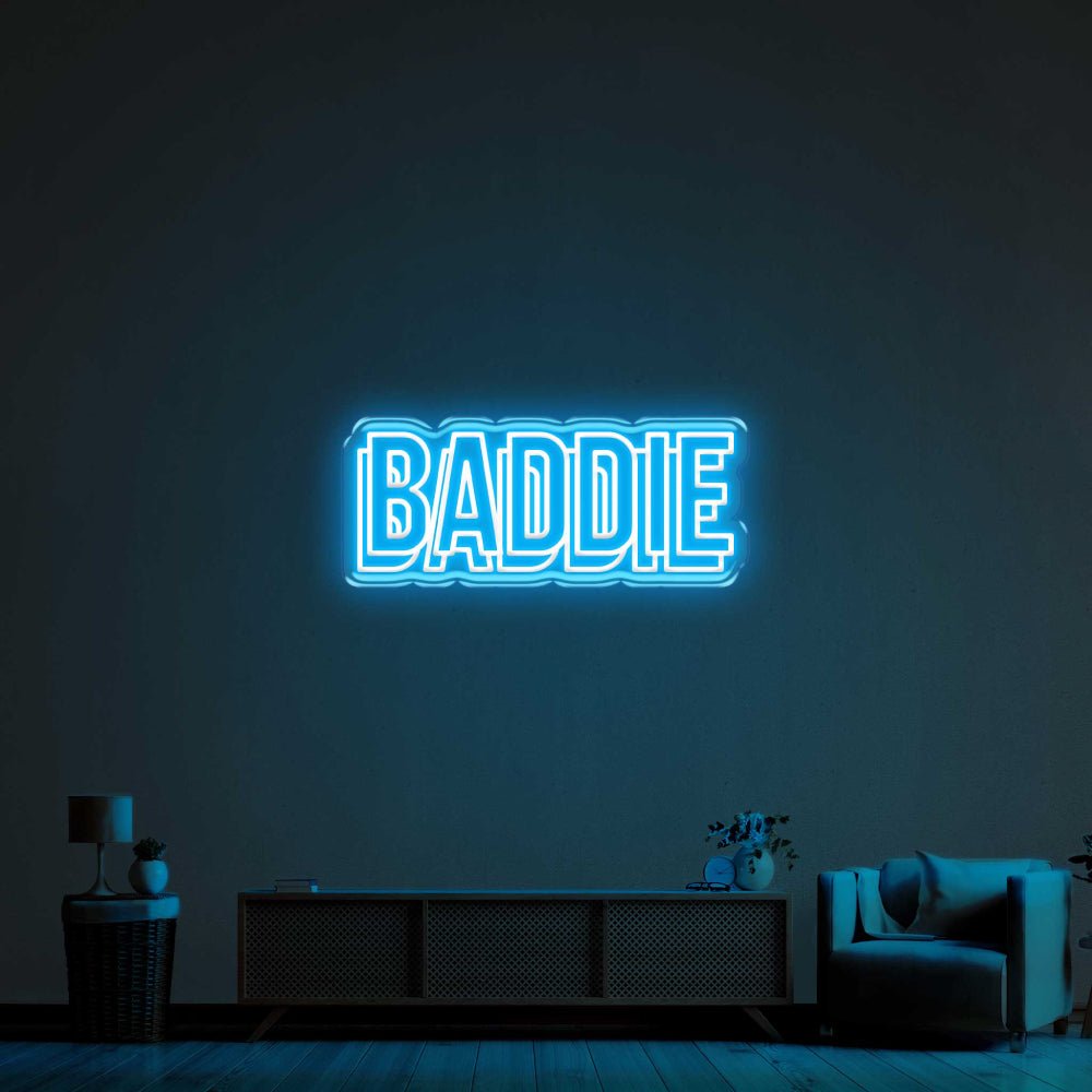 Baddie Double LED Neon Sign