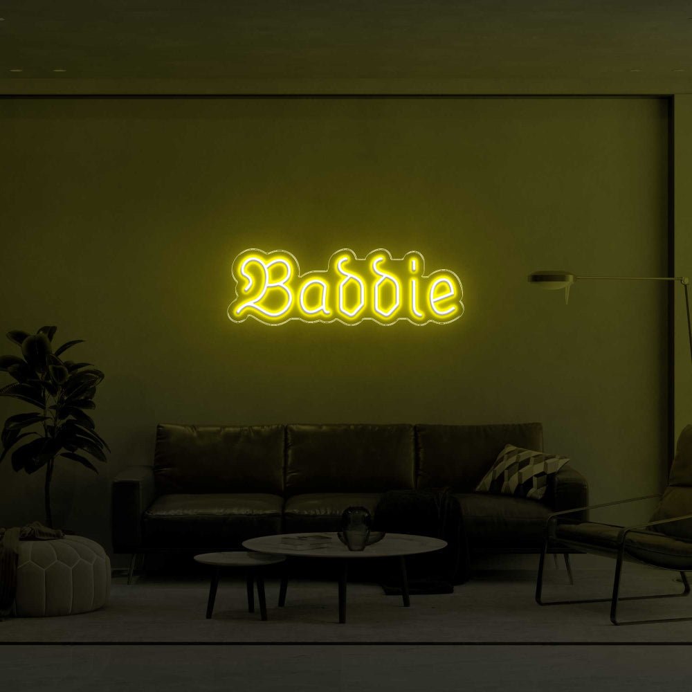 Baddie LED Neon Sign