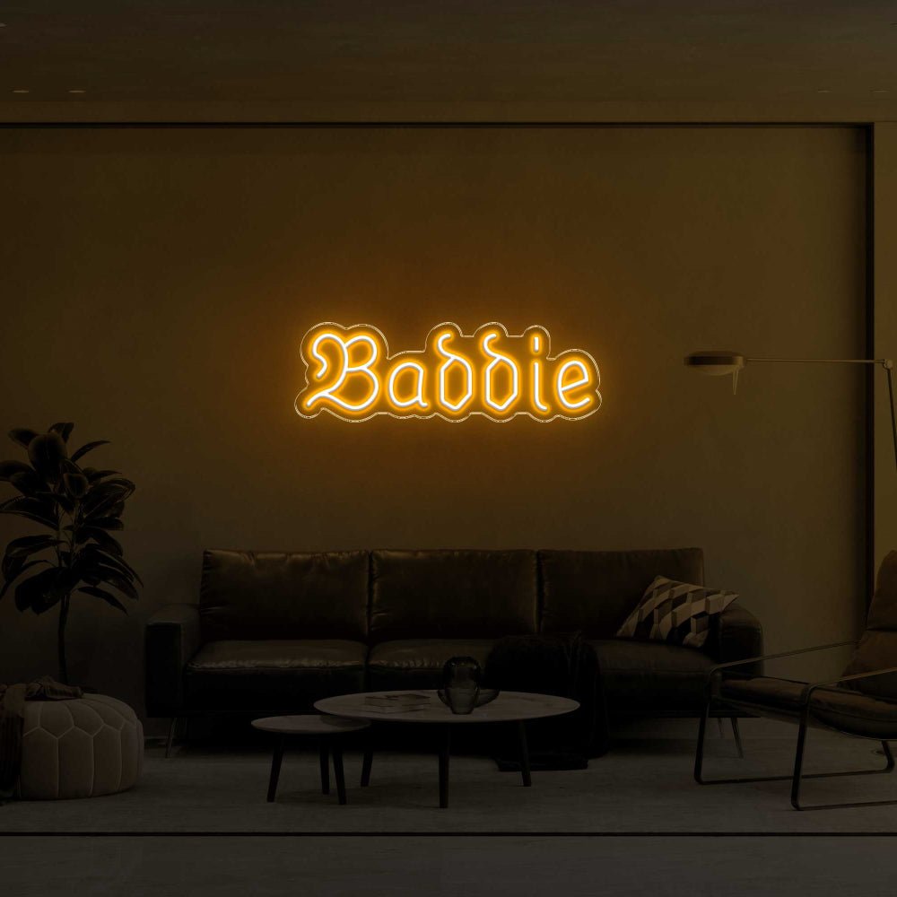 Baddie LED Neon Sign