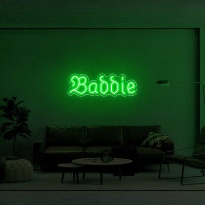 Baddie LED Neon Sign