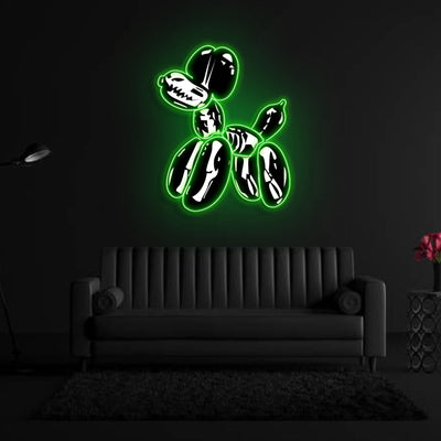 "Balloon Dog X-Ray" Neon x Acrylic Artwork - 2ft x 1.6ftLED Neon x Acrylic Print