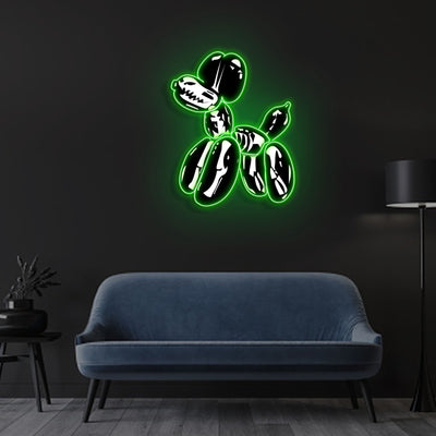 "Balloon Dog X-Ray" Neon x Acrylic Artwork - 2ft x 1.6ftLED Neon x Acrylic Print