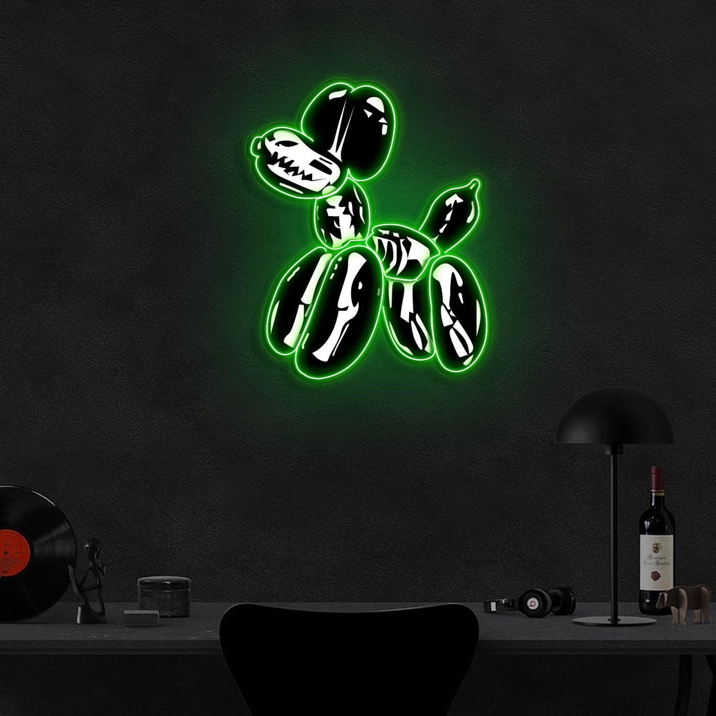 "Balloon Dog X-Ray" Neon x Acrylic Artwork - 2ft x 1.6ftLED Neon x Acrylic Print