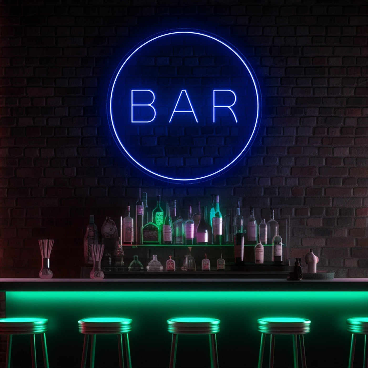 Bar Circle LED Neon