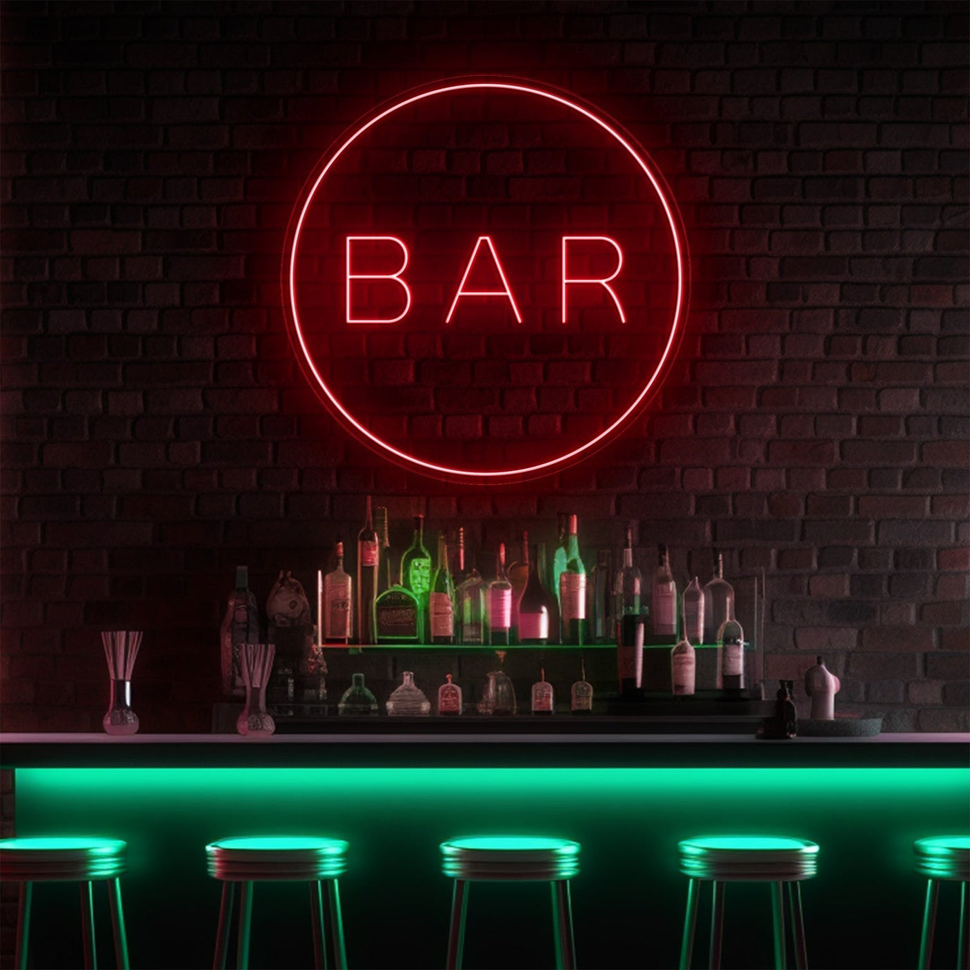 Bar Circle LED Neon