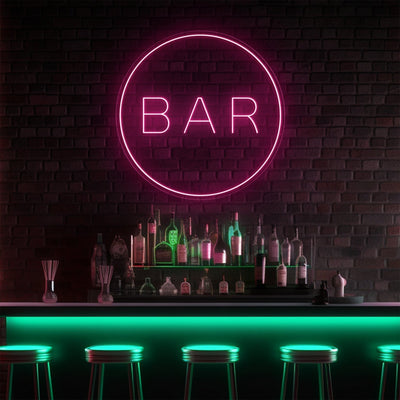 Bar Circle LED Neon