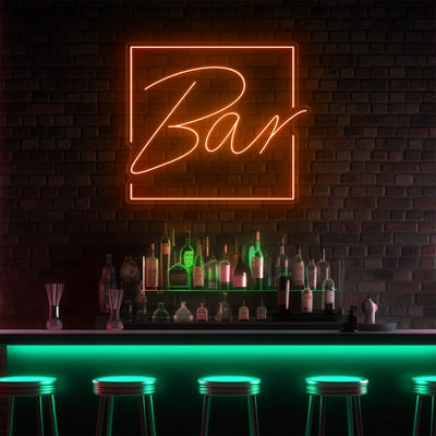 Bar Square LED Neon Sign