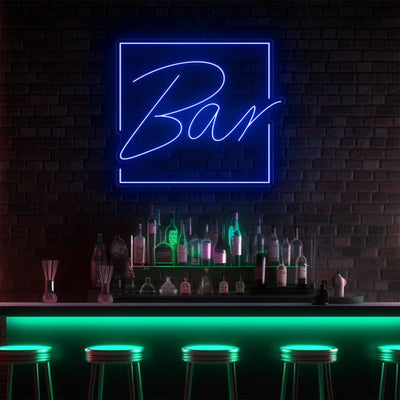 Bar Square LED Neon Sign