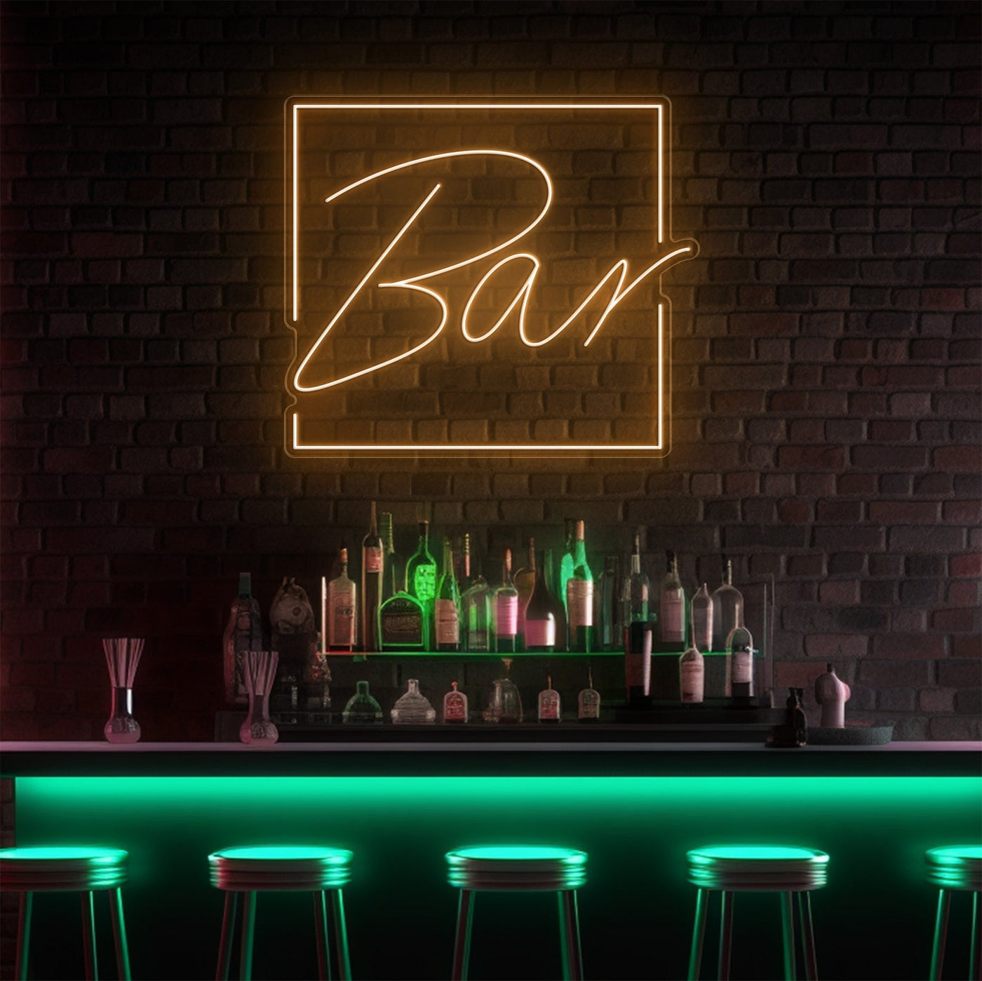 Bar Square LED Neon Sign