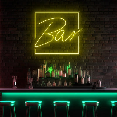 Bar Square LED Neon Sign