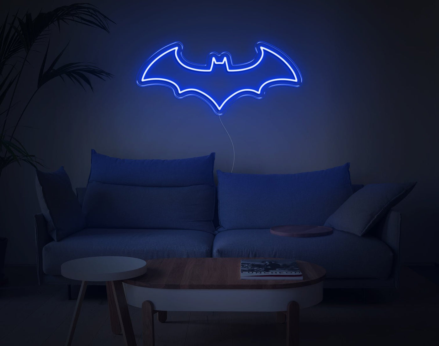 Batman V1 LED Neon Sign - 11inch x 26inchHot Pink