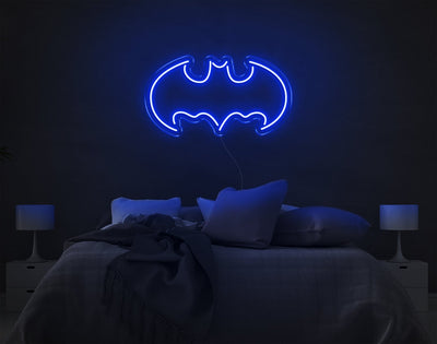 Batman V2 LED Neon Sign - 12inch x 22inchHot Pink