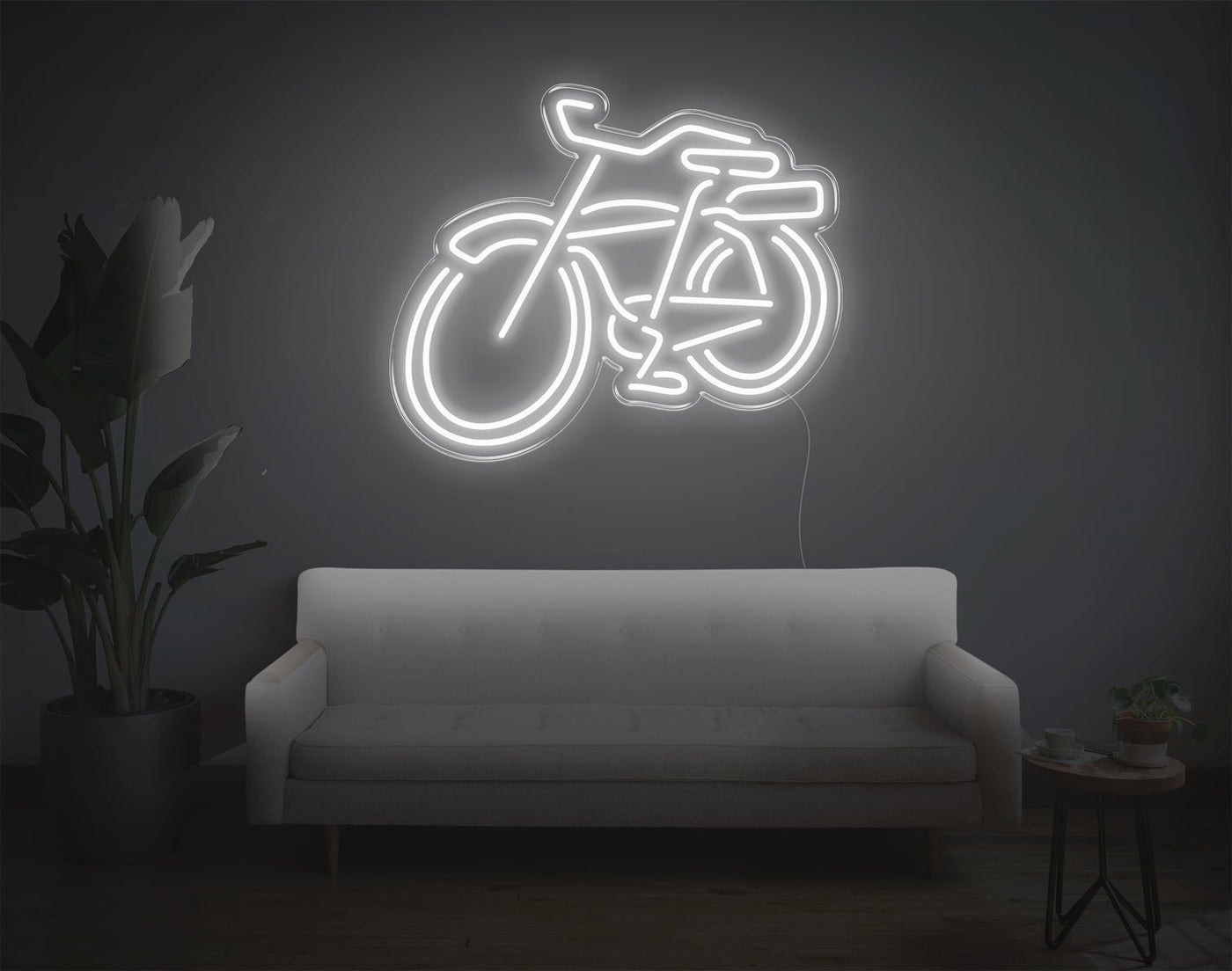 Bicycle LED Neon Sign - 15inch x 24inchHot Pink