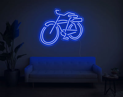 Bike LED Neon Sign - 20inch x 24inchHot Pink