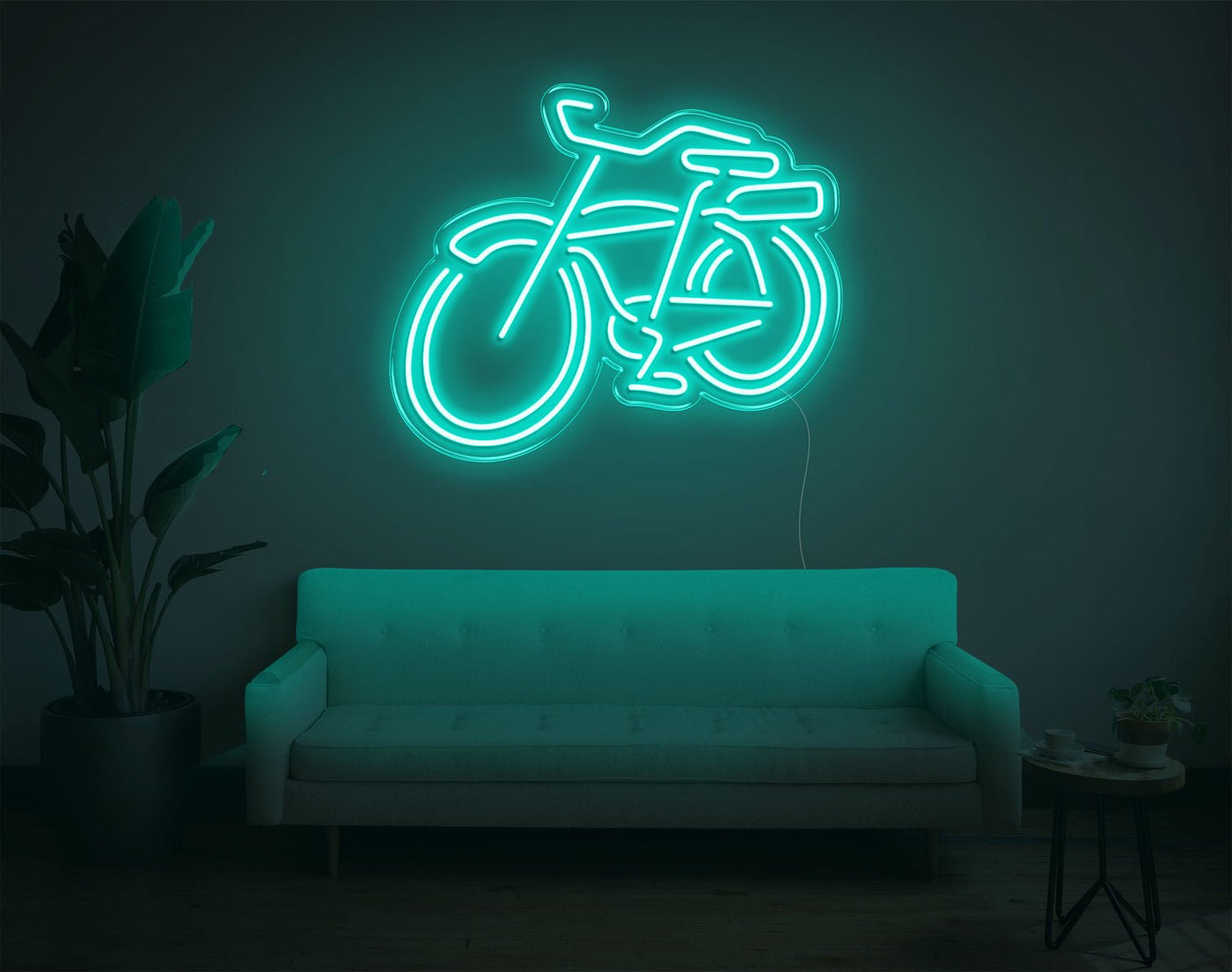 Bike LED Neon Sign - 20inch x 24inchHot Pink