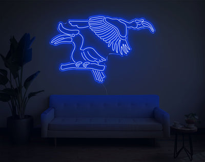 Bird LED Neon Sign - 34inch x 53inchHot Pink