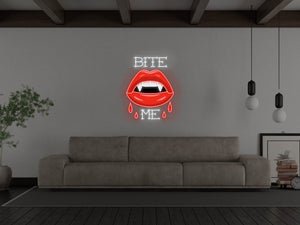 Bite Me LED Neon Sign -