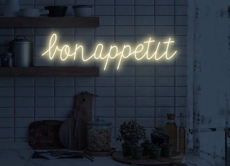 Bon Appetit Neon Sign - White20 inches