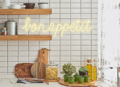 Bon Appetit Neon Sign - White20 inches