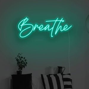 Breathe LED Neon Sign - Pink