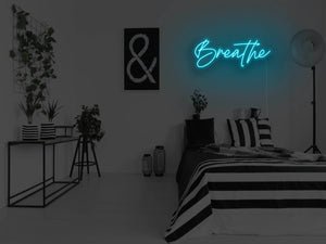 Breathe LED Neon Sign - Pink