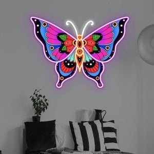 Butterfly 2.0 LED Neon Sign - Pink