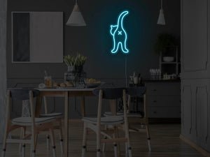 Cat Butt LED Neon Sign - Pink