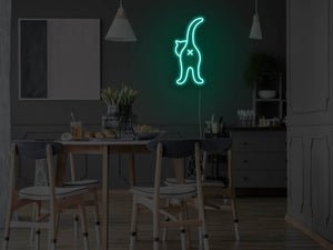 Cat Butt LED Neon Sign - Pink