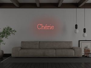 Chérie LED Neon Sign - Pink