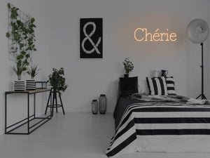 Chérie LED Neon Sign - Pink