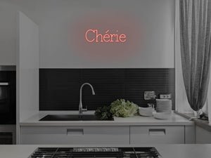 Chérie LED Neon Sign - Pink