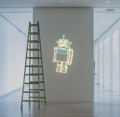 Classic Robot Neon Sign -