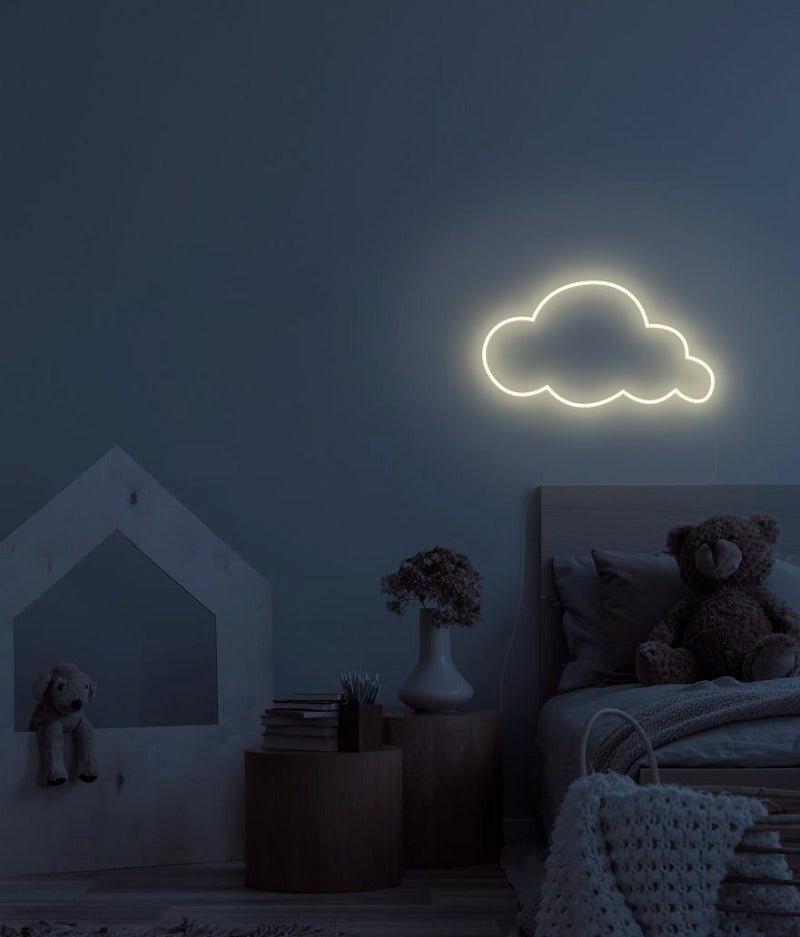 Cloud Neon Sign - White