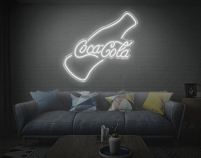 Coca-Cola V2 LED Neon Sign - 30inch x 32inchHot Pink