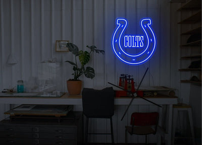 COLTS Neon Sign - White